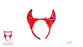 Devil Headband Metallic