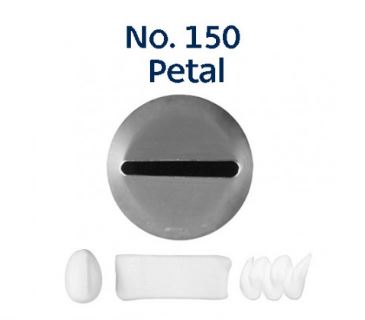 No. 150 Petal Standard Stainless Steel Piping Tip