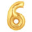 Megaloon 40" Gold Number  6