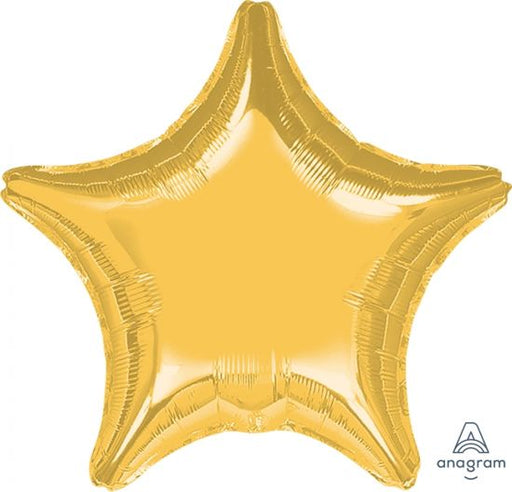Anagram Solid Colour Foil 81cm (32") Star Gold