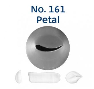 No. 161 Petal Standard Stainless Steel Piping Tip