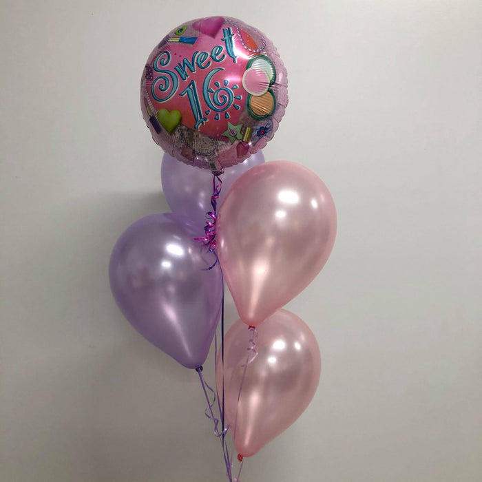 Dazzling Kids Birthday Foil 5 Balloon  Bouquet