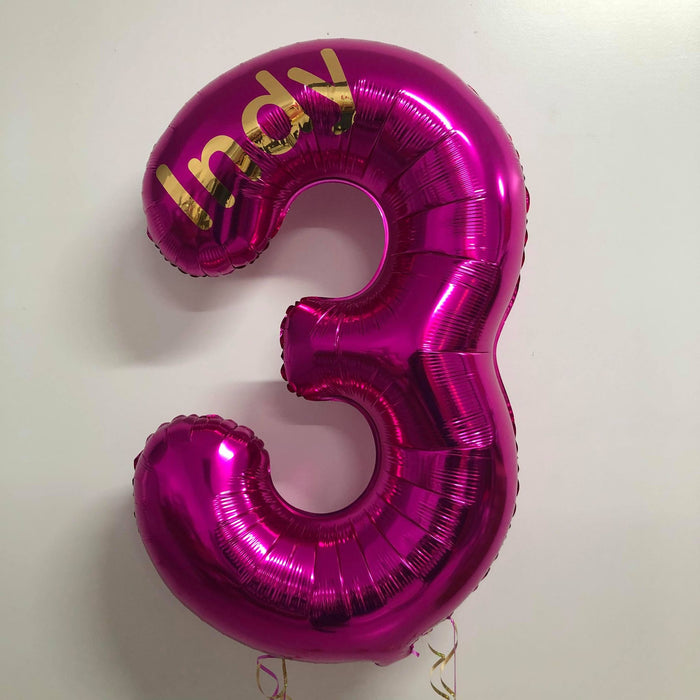 Personalised Single Digit Birthday