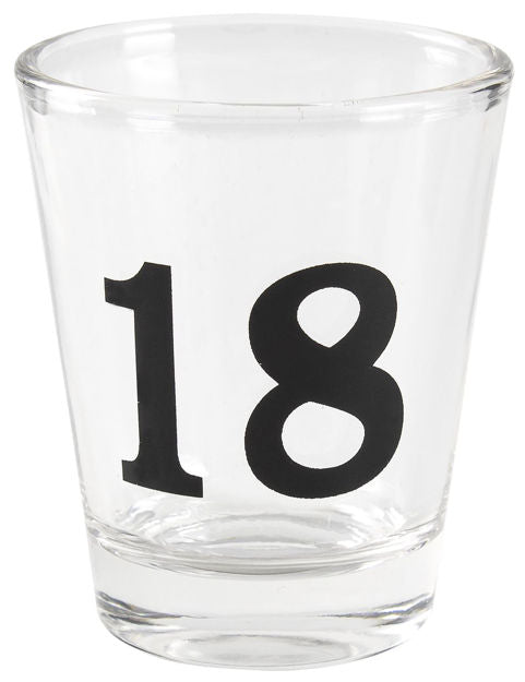 18 Shot Glass