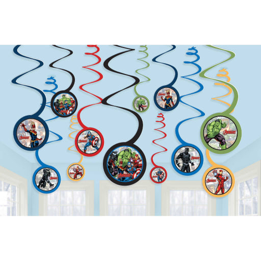 Marvel Avengers Swirl Decorations