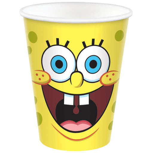 Spongebob Paper Cups 266ml 8 Pack