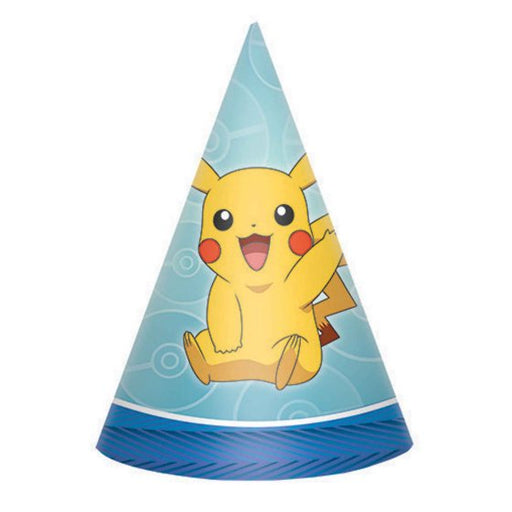 Pokemon Party Hats Pack Of 8
