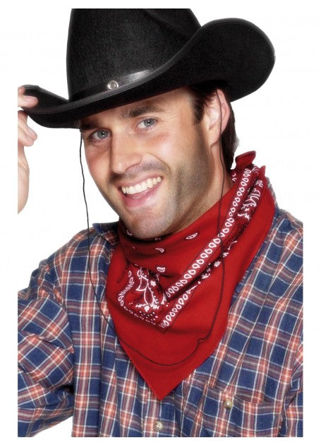 Red Cowboy Bandanna