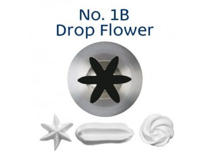 Loyal No.1B Drop Flower Stainless Steel Piping Tip