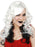 Ceilia Long Curled Black and White Wig