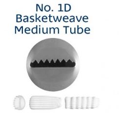No. 1D Basketweave Medium Stainless Steel Piping Tip