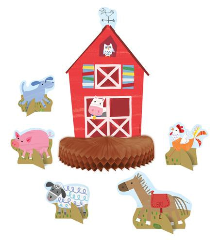 Farm Animals 6 Honeycomb Decorations