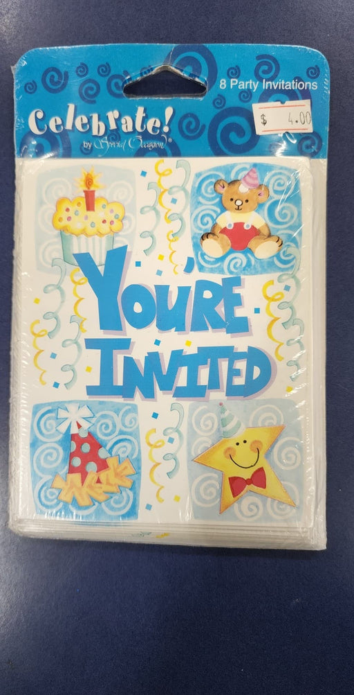 1st Birthday Boy Invitations