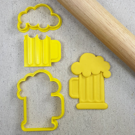 Beer Mug Embosser & 2x Cutters