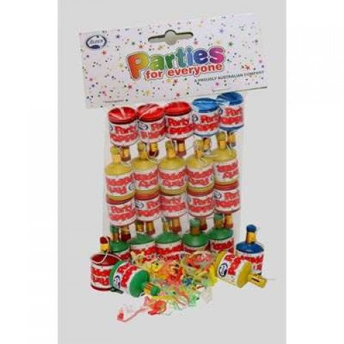 Party Poppers 20 Pack