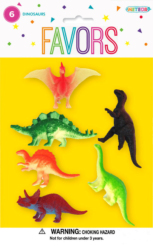 Favour Dinosaurs Pack of 6