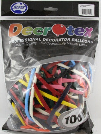 260 Balloon 100 Pack Decrotex