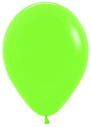 Decrotex 100 Pack Standard/Fashion Lime Green 30cm Balloon
