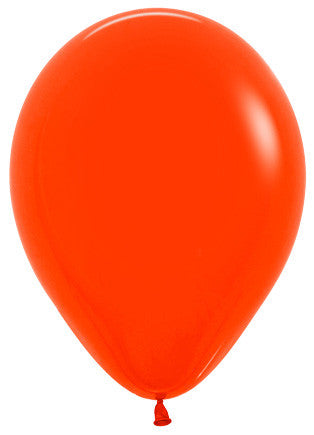 Decrotex 100 Pack Standard/Fashion Orange 30cm Balloon