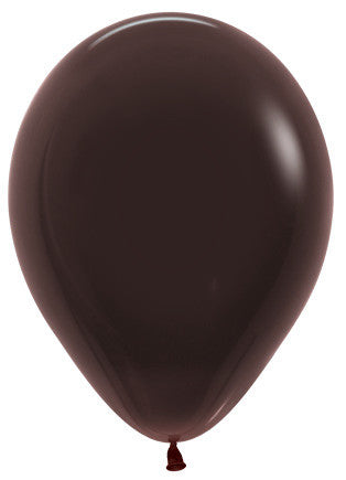 Decrotex 100 Pack Standard/Fashion Chocolate 30cm Balloon