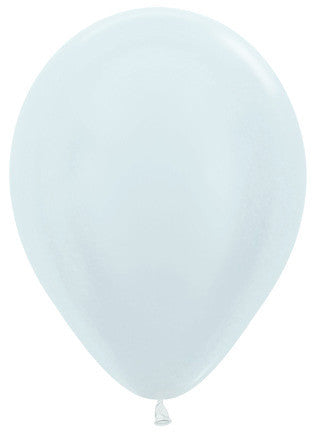 Satin White Sempertex 30cm Balloons Bag 100