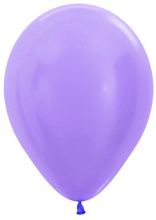 Decrotex 100 Pack Satin Lilac 30cm Balloon