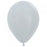 Decrotex Satin Silver Balloons 100pk 30cm
