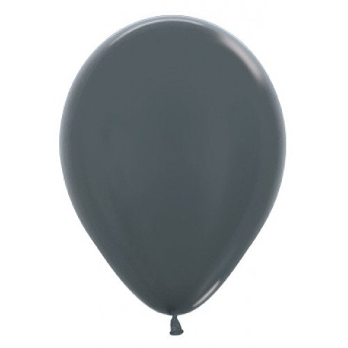 Decrotex 100 Pack Metallic Graphite 30cm Balloon