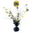 Birthday Black/Gold Holographic Centrepiece