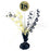 Birthday Black/Gold Holographic Centrepiece