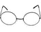 Party Glasses Hippy Round, Mixed Colors Large