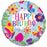 18" Foil Balloon Happy Birthday Butterflys