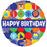 18" Foil Balloon Happy Birthday