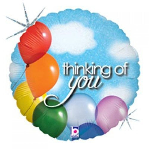18" Foil Balloon Thinking Of You Balloons & Sky