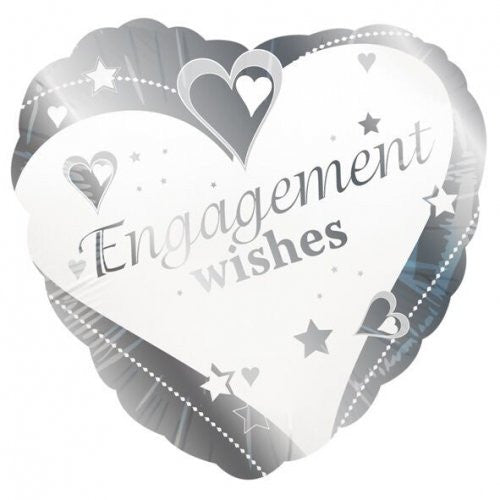 Foil Balloon 18" Engagement Wishes