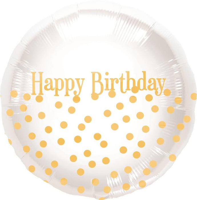 Foil Happy Bday Dots