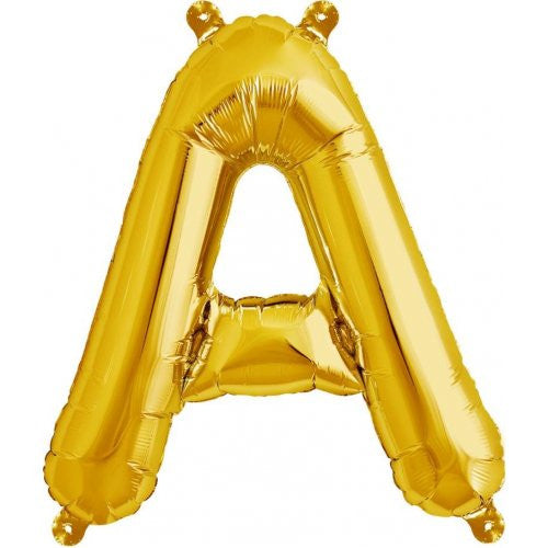 16" Gold Foil Balloon Alpha A
