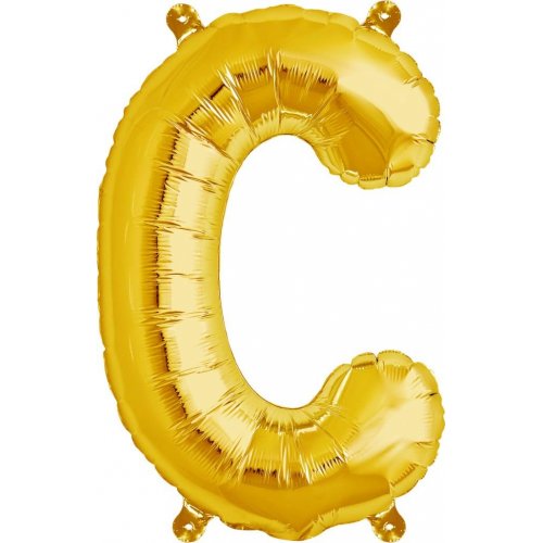 16" Gold Foil Balloon Alpha C