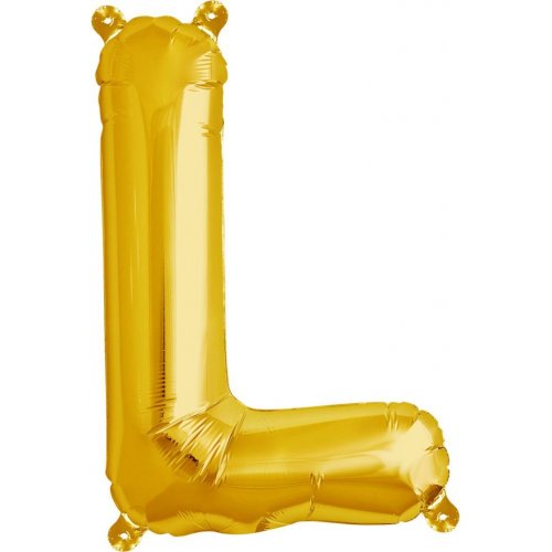 16" Gold Foil Balloon Alpha L