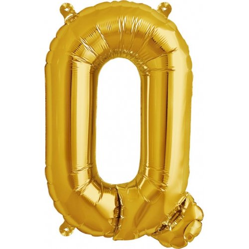 16" Gold Foil Balloon Alpha Q