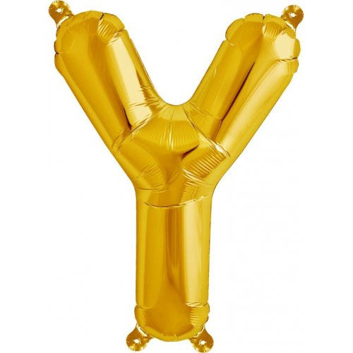 16'' Gold Foil Balloon Alpha Y