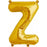 16" Gold Foil Balloon Alpha Z