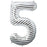 Mega Foil 34'' Numeral Chevron 5