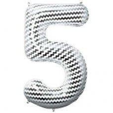 Mega Foil 34'' Numeral Chevron 5
