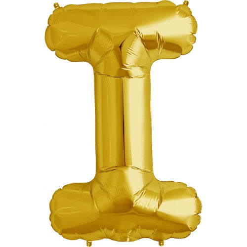34'' Gold Foil Letter I