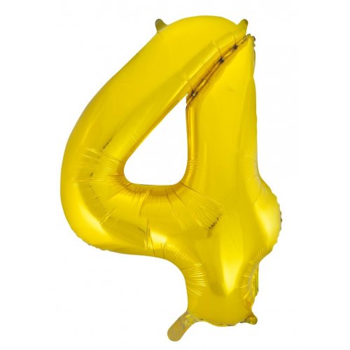 Gold Mega Foil 34'' Number