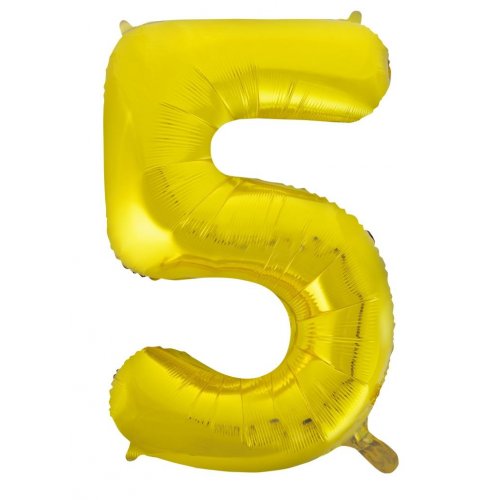 Gold Mega Foil 34'' Number