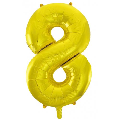 Gold Mega Foil 34'' Number