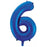 Dark Blue Mega Foil 34'' Numbers