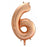 Rose Gold Mega Foil 34'' Number